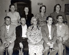 Ray, Edward, Della, George, Bruce, Sallie, Marie, Joy, Thelma Dorrough